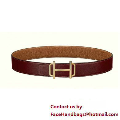 Hermes Royal belt buckle & Reversible leather strap 38 mm 02 2023